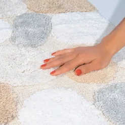 Chesapeake Pebbles Cotton Non-Skid 20''x32'' Bath Rug - Set of 2