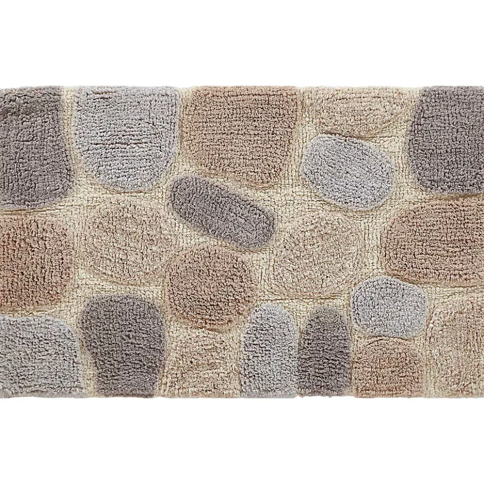 Chesapeake Pebbles Cotton Non-Skid 20''x32'' Bath Rug - Set of 2