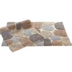 Chesapeake Pebbles Cotton Non-Skid 20''x32'' Bath Rug - Set of 2