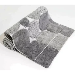 Chesapeake Pebbles Cotton Non-Skid 20''x32'' Bath Rug - Set of 2