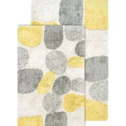 Chesapeake Pebbles Cotton Non-Skid 20''x32'' Bath Rug - Set of 2