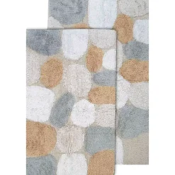 Chesapeake Pebbles Cotton Non-Skid 20''x32'' Bath Rug - Set of 2