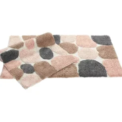 Chesapeake Pebbles Cotton Non-Skid 20''x32'' Bath Rug - Set of 2