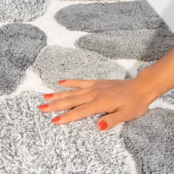 Chesapeake Pebbles Cotton Non-Skid 24''x60'' Bath Runner