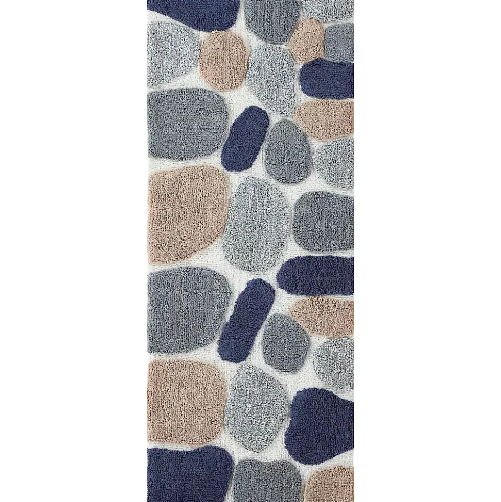 Chesapeake Pebbles Cotton Non-Skid 24''x60'' Bath Runner