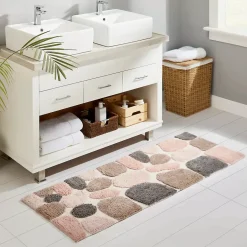 Chesapeake Pebbles Cotton Non-Skid 24''x60'' Bath Runner