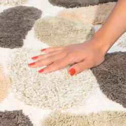 Chesapeake Pebbles Cotton Non-Skid 24''x60'' Bath Runner