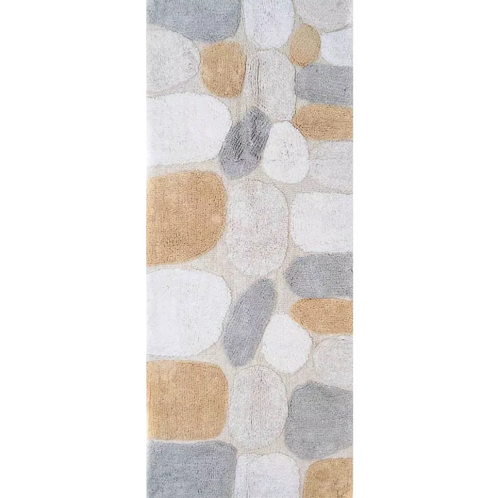 Chesapeake Pebbles Cotton Non-Skid 24''x60'' Bath Runner