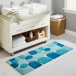 Chesapeake Pebbles Cotton Non-Skid 24''x60'' Bath Runner