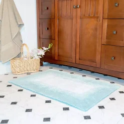 Chesapeake Whitney Ombre 2 Piece Reversible Cotton Bath Rug Set