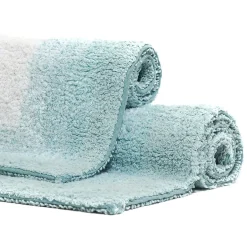 Chesapeake Whitney Ombre 2 Piece Reversible Cotton Bath Rug Set