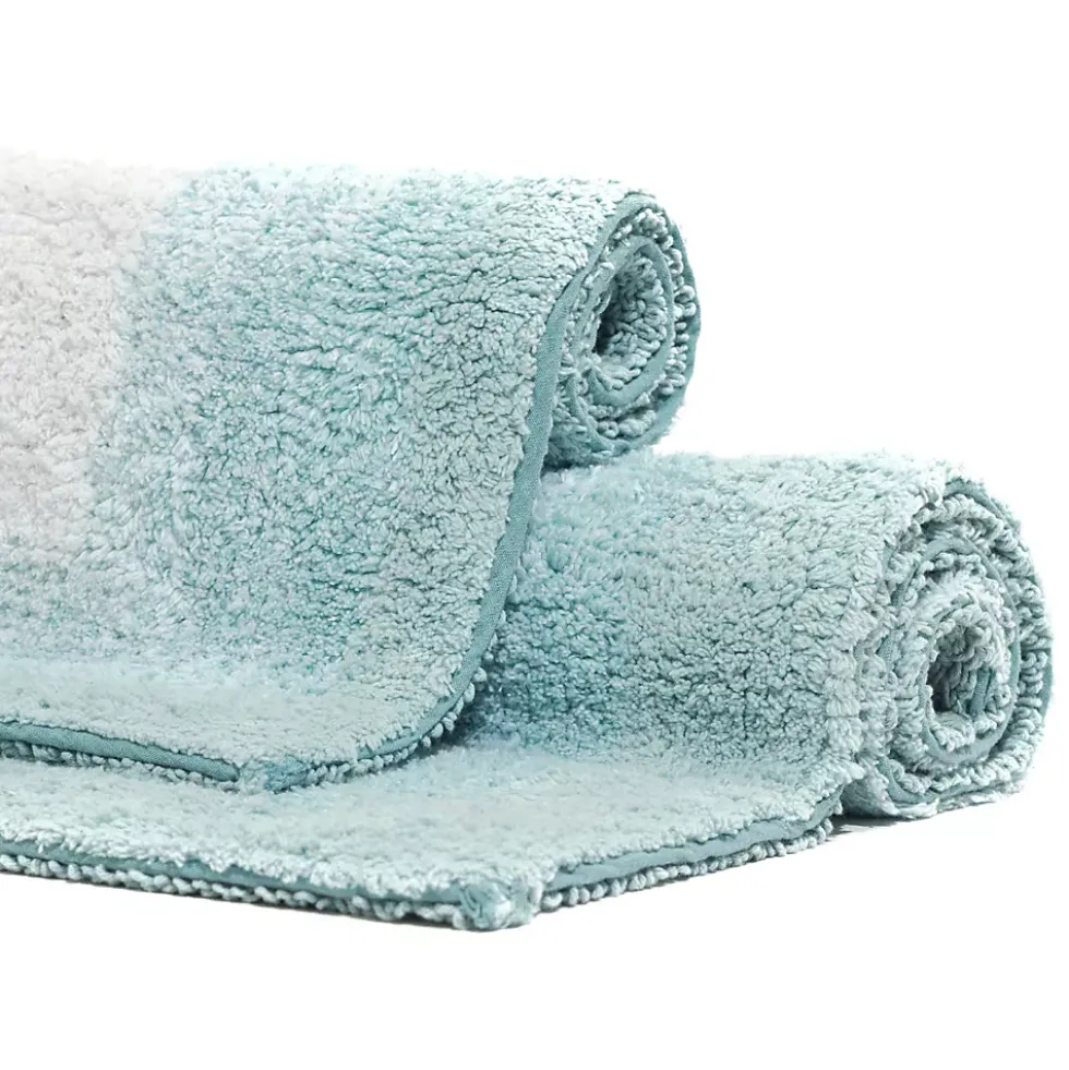 Chesapeake Whitney Ombre 2 Piece Reversible Cotton Bath Rug Set