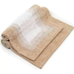 Chesapeake Whitney Ombre 2 Piece Reversible Cotton Bath Rug Set