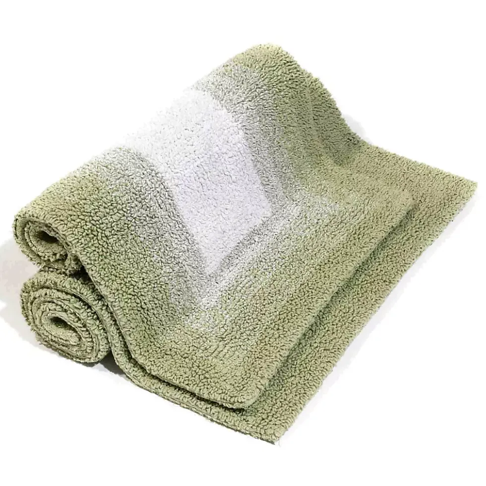 Chesapeake Whitney Ombre 2 Piece Reversible Cotton Bath Rug Set