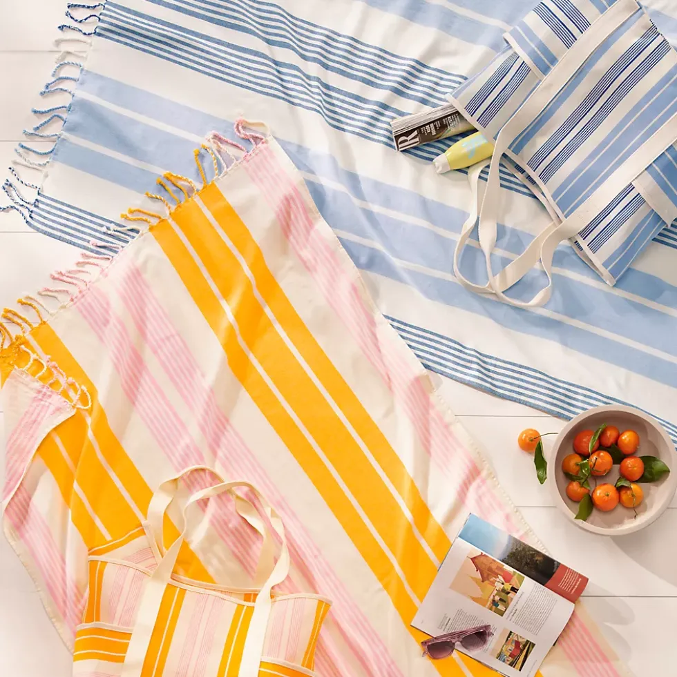 Coast Clear Sand Resistant Turkish Cotton Beach Towel