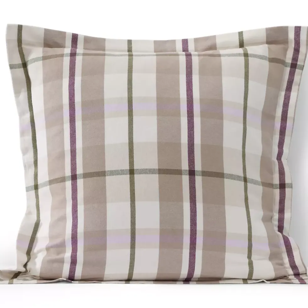 Comfy Super Soft Cotton Flannel Plaid Pillow Sham - 5oz