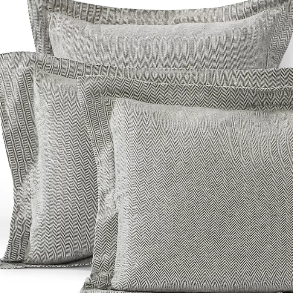 Comfy Super Soft Cotton Flannel Plaid Pillow Sham - 5oz