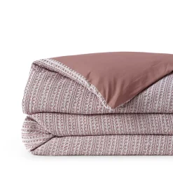 Cotton Matelasse Textured Stripe Duvet Bed Cover
