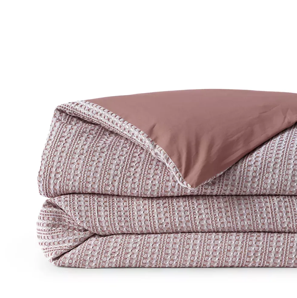 Cotton Matelasse Textured Stripe Duvet Bed Cover