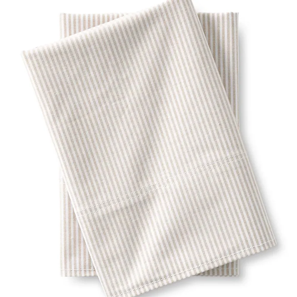 Cotton Oxford Stripe Bed Sheet Set