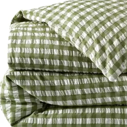 Cotton Seersucker Duvet Bed Cover