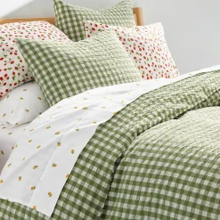 Cotton Seersucker Duvet Bed Cover