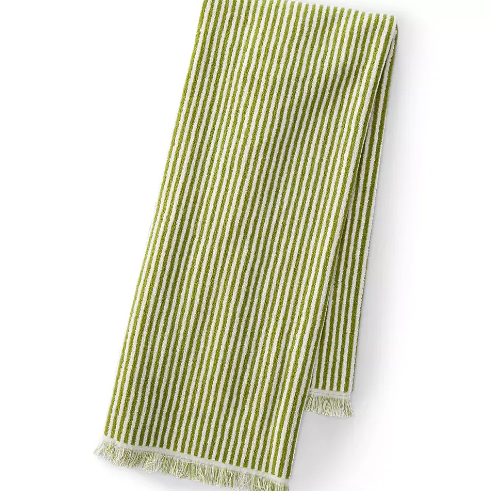 Cotton Yarn-dyed Stripe 6-Piece Bath Towel Set