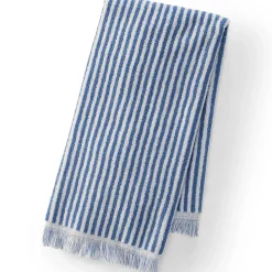 Cotton Yarn-dyed Stripe 6-Piece Bath Towel Set