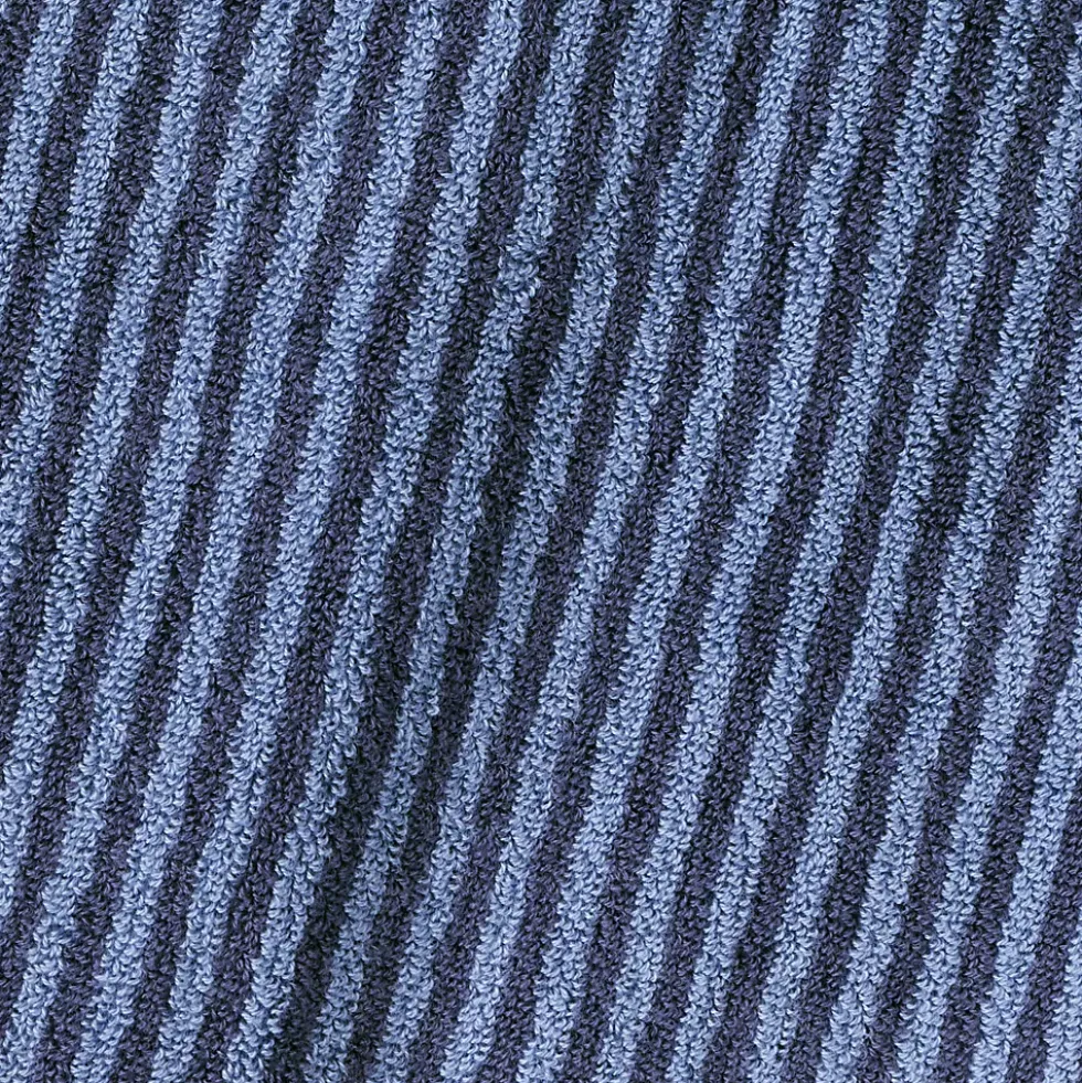 Cotton Yarn-dyed Stripe 6-Piece Bath Towel Set