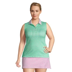 Draper James x Lands' End Women's Sleeveless Supima Polo Shirt