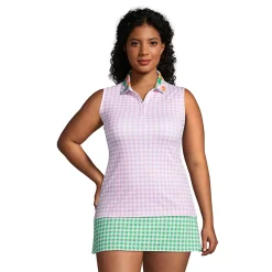 Draper James x Lands' End Women's Sleeveless Supima Polo Shirt