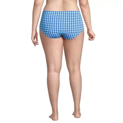 Draper James x Lands' End Women's Plus Size Chlorine Resistant Retro High Waisted Bikini Bottoms