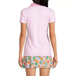 Draper James x Lands' End Women's Short Sleeve Supima Polo Shirt