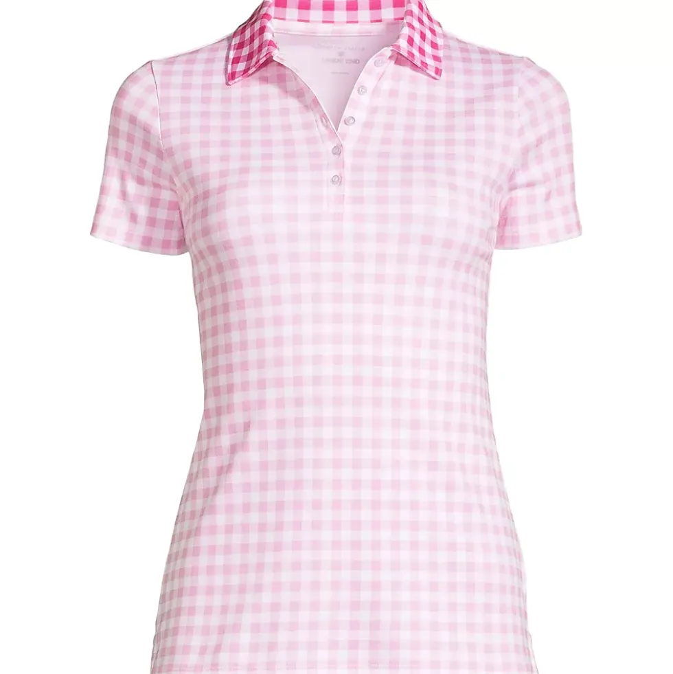 Draper James x Lands' End Women's Short Sleeve Supima Polo Shirt