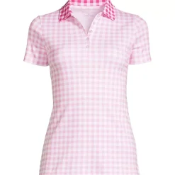 Draper James x Lands' End Women's Short Sleeve Supima Polo Shirt
