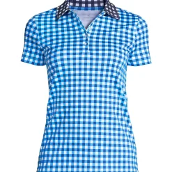 Draper James x Lands' End Women's Short Sleeve Supima Polo Shirt
