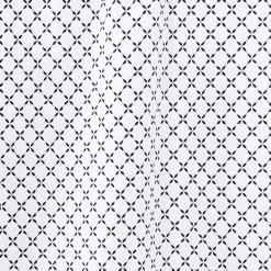 Embroidered Diamond Double Voile Quilt