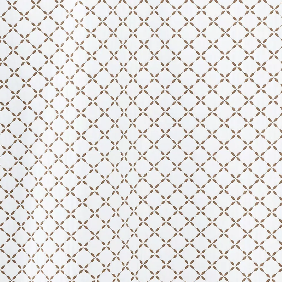 Embroidered Diamond Double Voile Quilt