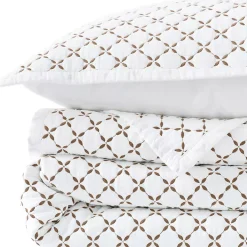 Embroidered Diamond Double Voile Quilt