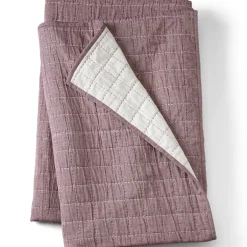 Essential Cotton Windowpane Reversible Bed Blanket