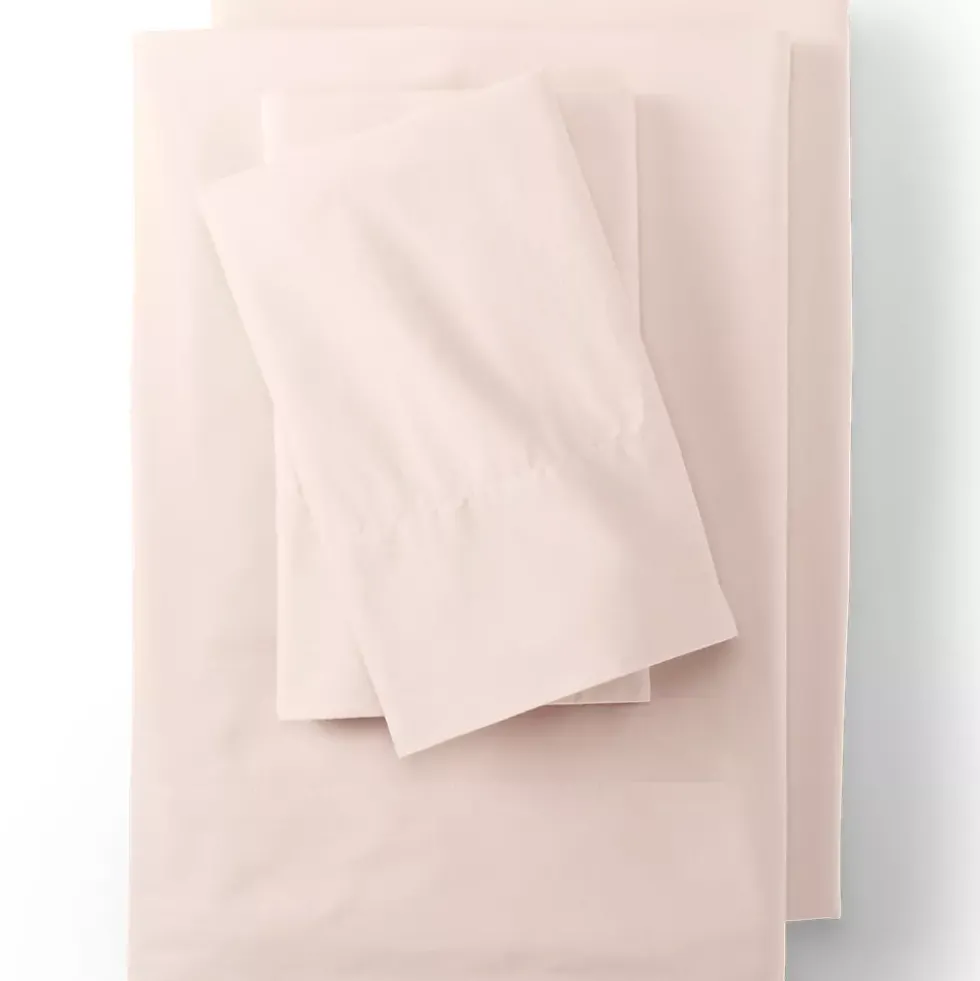Essential Garment Washed Cotton Percale Bed Sheet Set