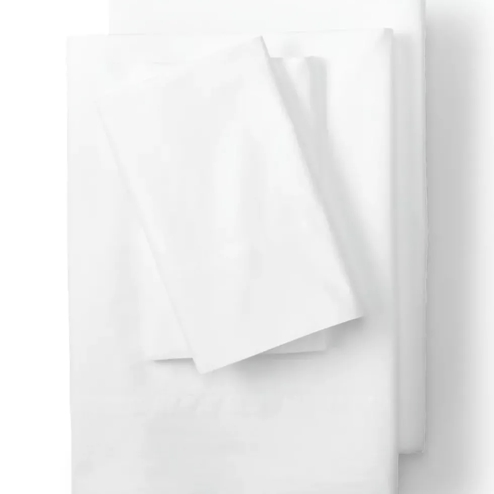 Essential Garment Washed Cotton Percale Bed Sheet Set