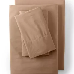 Essential Garment Washed Cotton Percale Bed Sheet Set