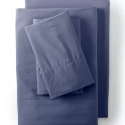 Essential Garment Washed Cotton Percale Bed Sheet Set