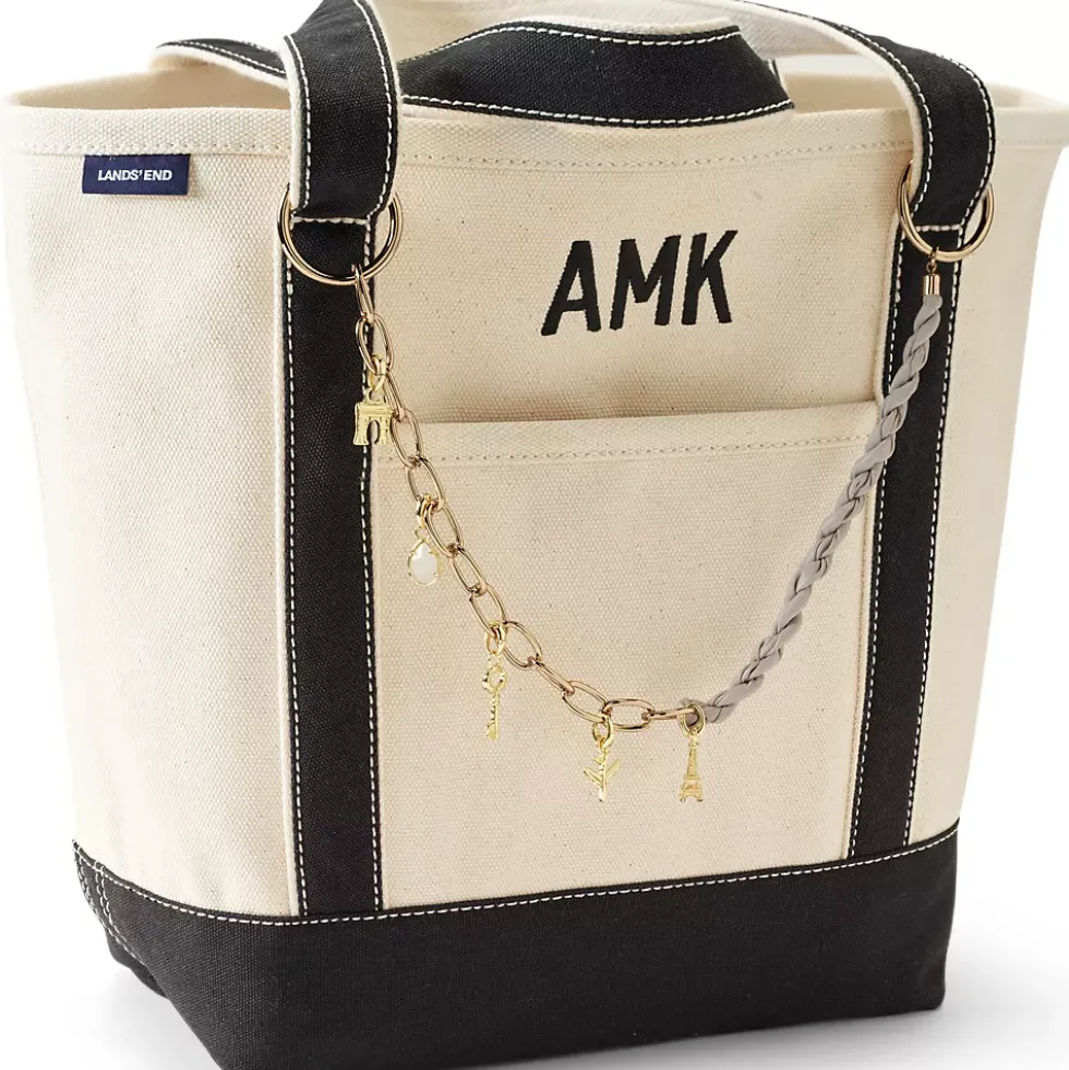 Faux Leather Link Mix Bag Chain