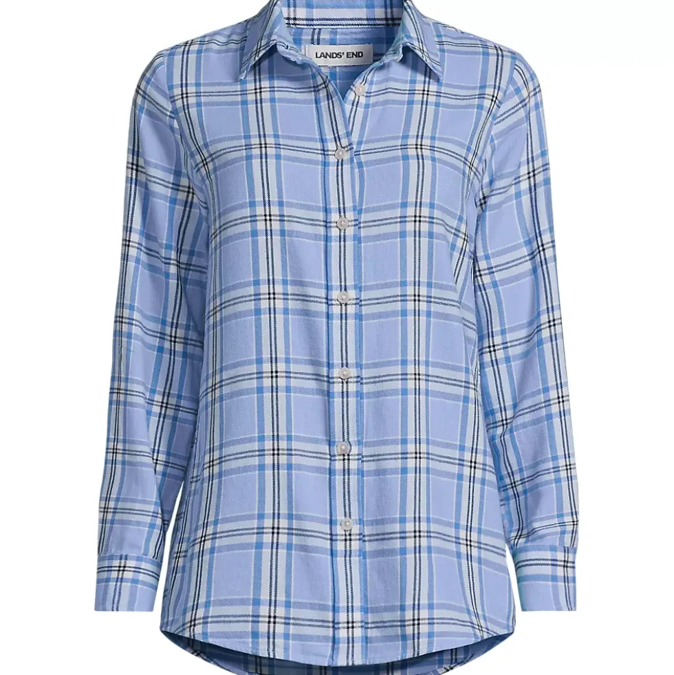 Flannel Boyfriend Long Sleeve Shirt