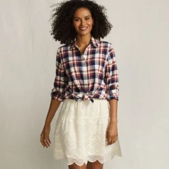 Flannel Boyfriend Long Sleeve Shirt