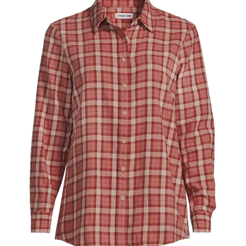Flannel Boyfriend Long Sleeve Shirt