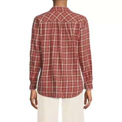 Flannel Boyfriend Long Sleeve Shirt