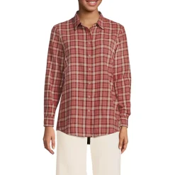 Flannel Boyfriend Long Sleeve Shirt